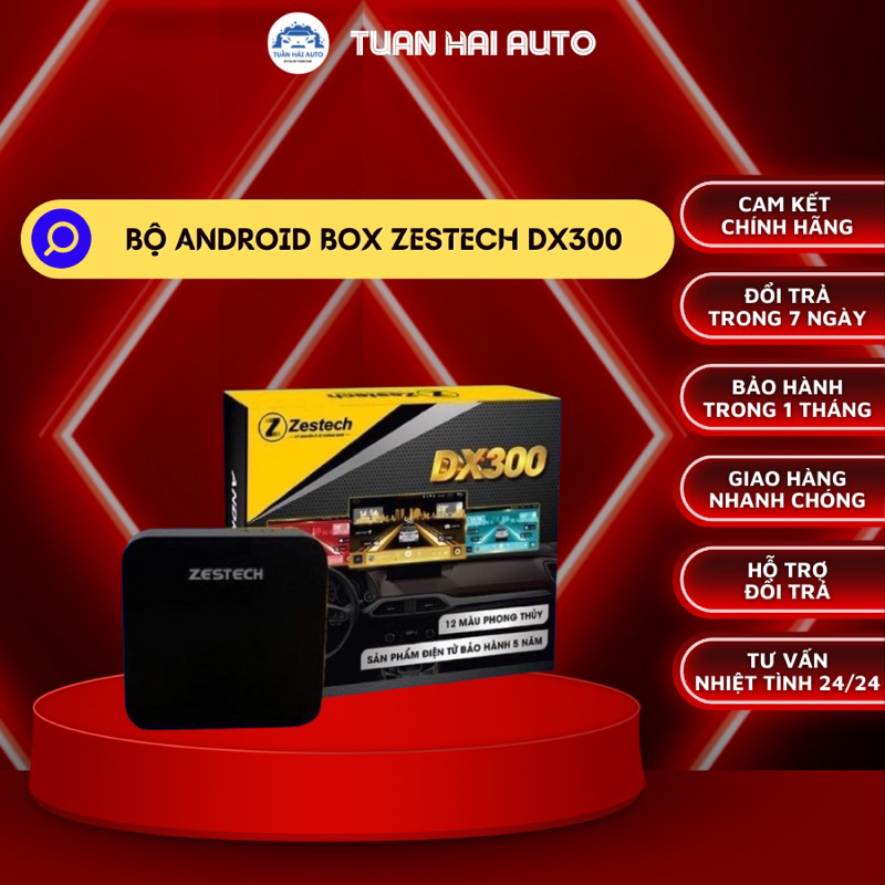 Bộ Android Box Zestech Dx300 Phiên Bản Mới Nhất (Nhiều Tính Năng Vượt Trội, Hiện Đại, Thông Minh)