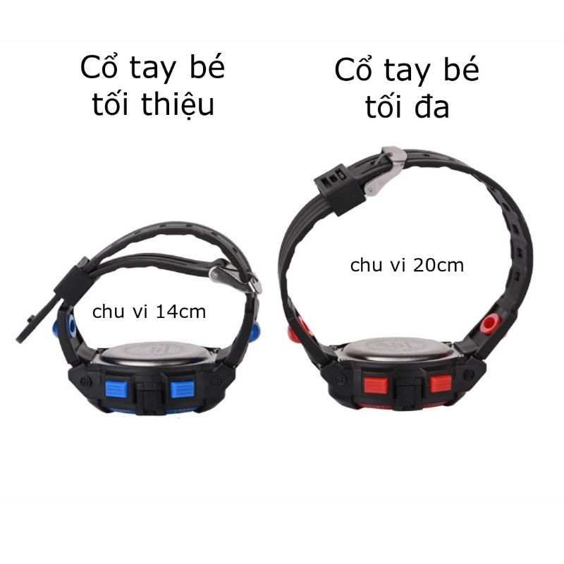 Đồng hồ trẻ em bé trai bé gái điện tử chính hãng dây cao su SWINTA D22-02 phong cách thể thao dành cho bé