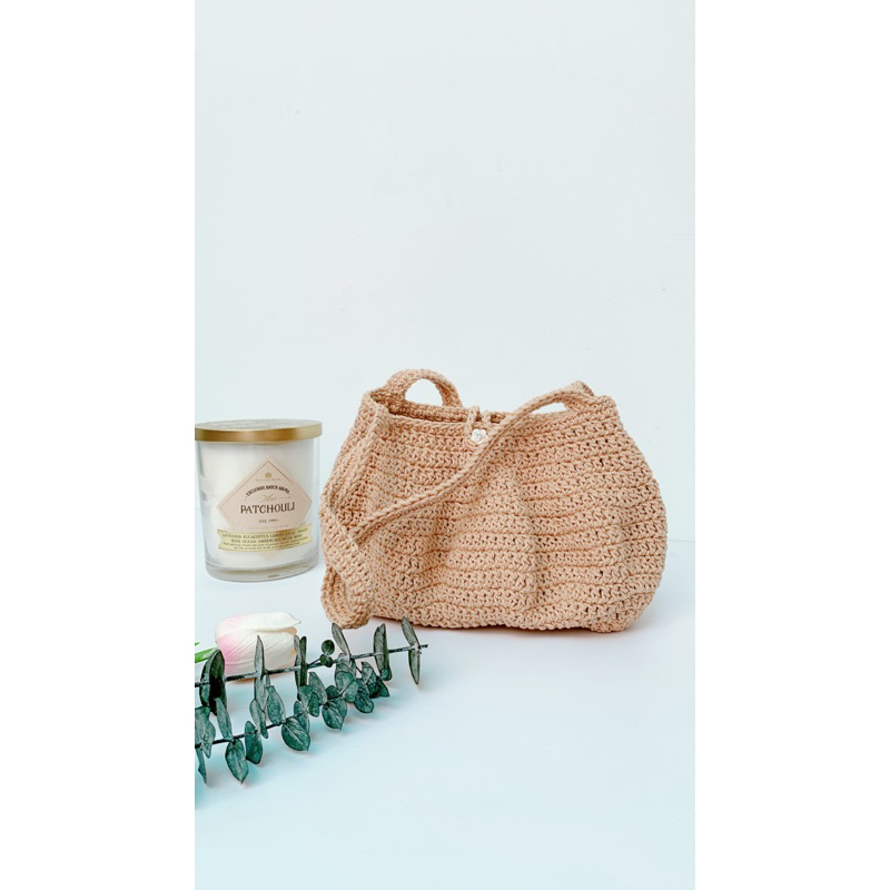 Sợi Simply cotton - Sợi cotton tái chế, đan móc túi, nón thủ công