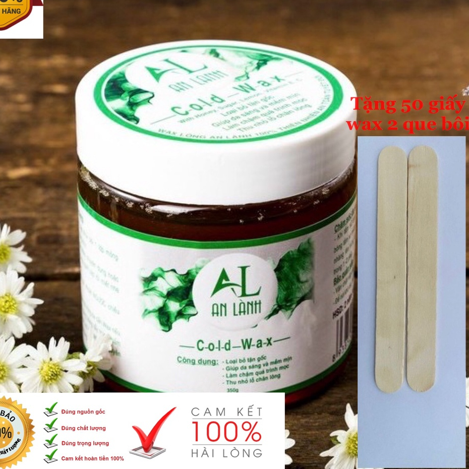 Wax lông an lành wax lông tay, chân, nách 100% thiên nhiên an toàn cho da 350g