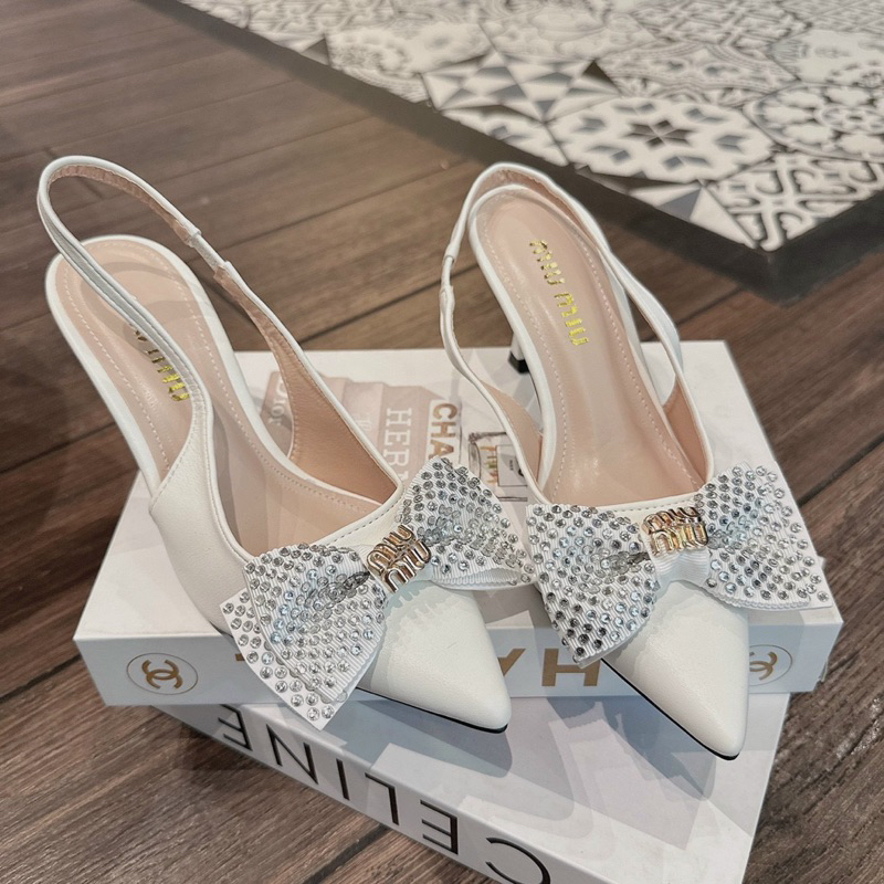 GIÀY GÓT NƠ MIUMIU XINH CỰC 😍