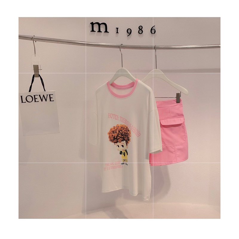 Set cô gái quần hồng