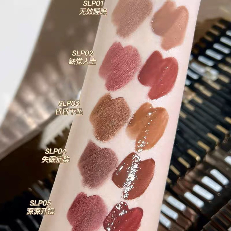 Son Bóng & Son Kem Lì Mềm Mịn Môi, Lâu Trôi Màu Đất Siêu Tây 2in1 Dupe Leemember