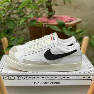 Giày thể thao sneaker ni'k'e blazer low '77 vintage white black cho nam nữ