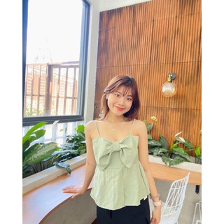 Áo hai dây nơ Quảng Châu