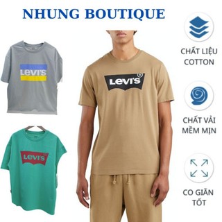 (SALE LẺ SIZE) Áo Thun Levis Unisex Nam Nữ, Cotton 4 Chiều Dày Mịn, Thoáng Mát