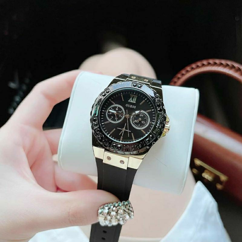 Đồng Hồ Thời Trang Nữ G.U.ESS Size:38mm, Full Box Hãng Phiên Bản Thiên Nga Đen Cực Cuốn