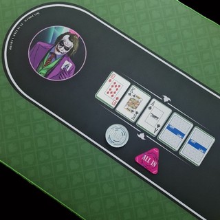 Thảm chơi poker cao cấp Joker Mat (bo viền, 70x140x0.3 cm)