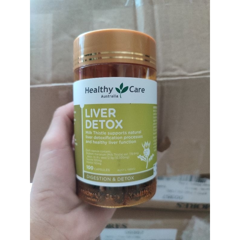 Viên uống thải độc gan Liver detox healthy care 100 viên