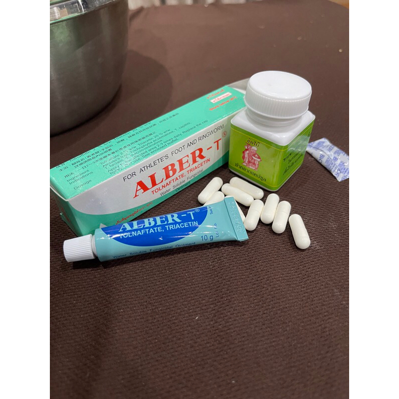 combo nấm mốc, lác Thái Lan bôi và uống