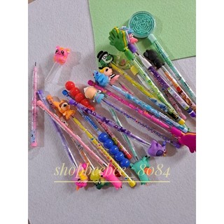 Combo 20 bút chì đốt , chì khúc nhiều hình ngộ nghĩnh