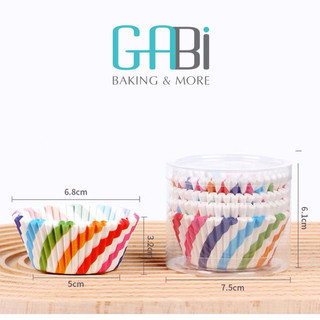 Cup giấy mềm lót cupcake 7cm (100 cái)