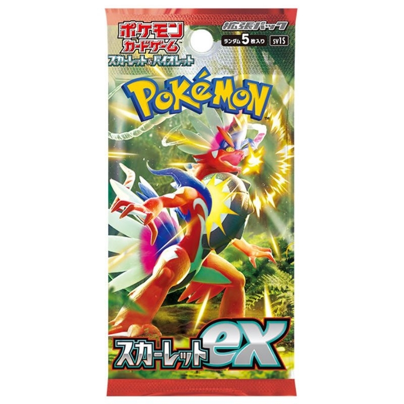 Pack lẻ thẻ Pokemon TCG: Scarlet EX chính hãng