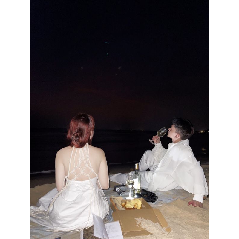 Đầm maxi đi biển màu trắng hở lưng đan dây kiểu mới sexy nữ size S/M/L chỉ có tại Luxieu Garden🌸 SKU7792