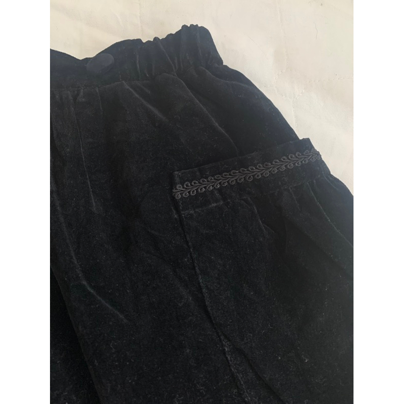 Chân váy xoè V1186 cạp chun 2 bên chất vải nhung mịn không bạc không lỗi 2hand Nhật si tuyển ảnh thật