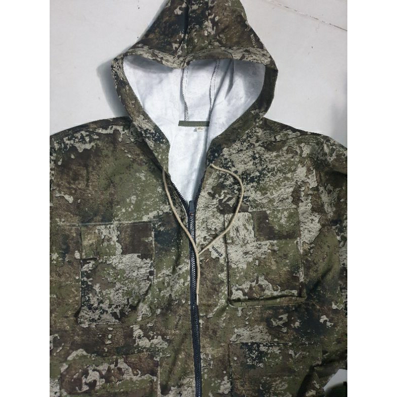 Áo khoát đi rừng kaki dày