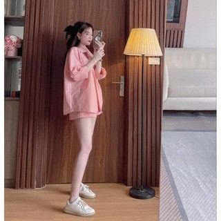 Sét bộ sơ mi đùi cá tính TL38