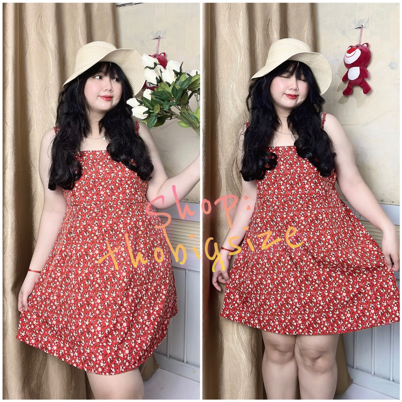 Đầm Dây Hoa Bigsize Có Tăng Đơ (changmintbigsize 65-90kg)