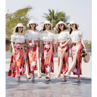 Sét váy đi biển , đi du lịch