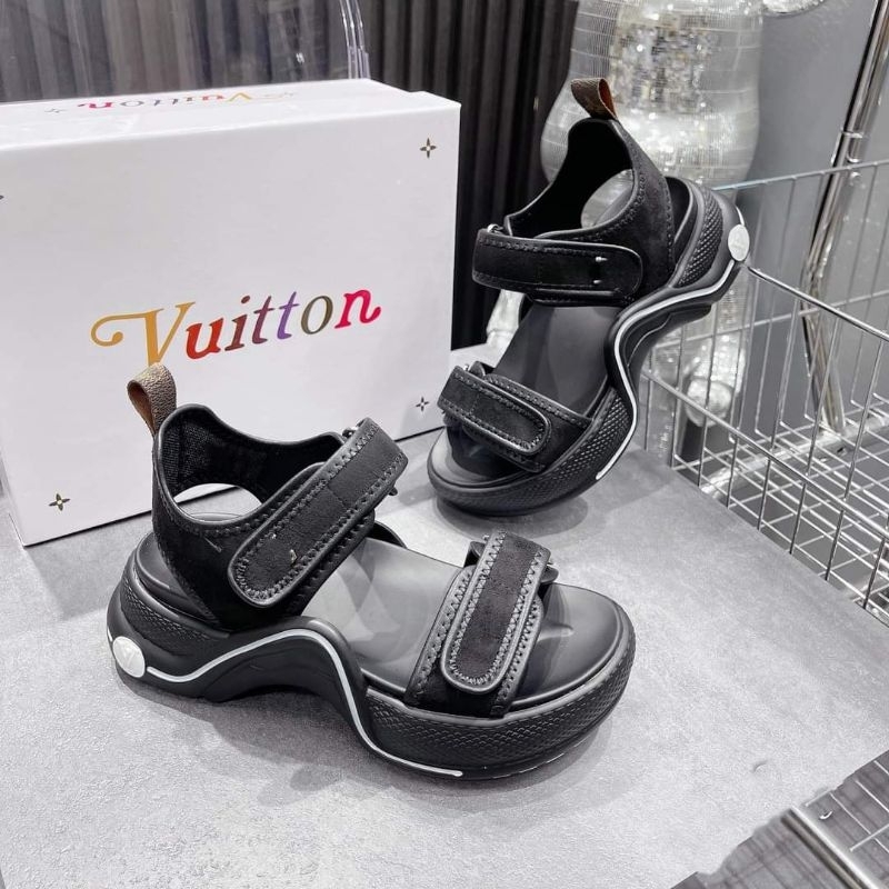 Sandan LV nữ- hàng QC fullbox sẵn màu nâu đen trắng hồng kèm video thật