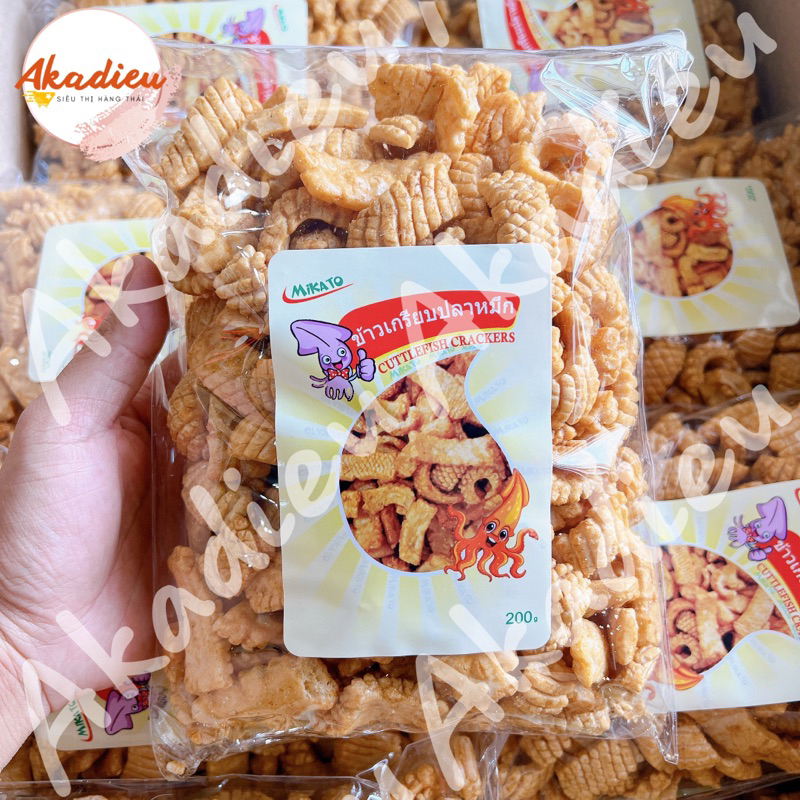 Snack Mực Mikato bịch 200gr siêu to - Thái Lan