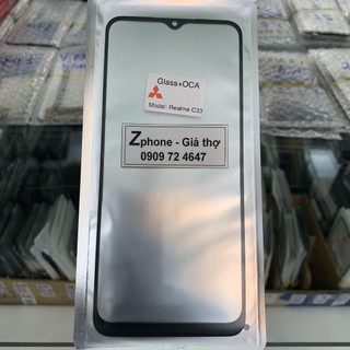 Kính ép liền keo OCA dành cho Realme C33