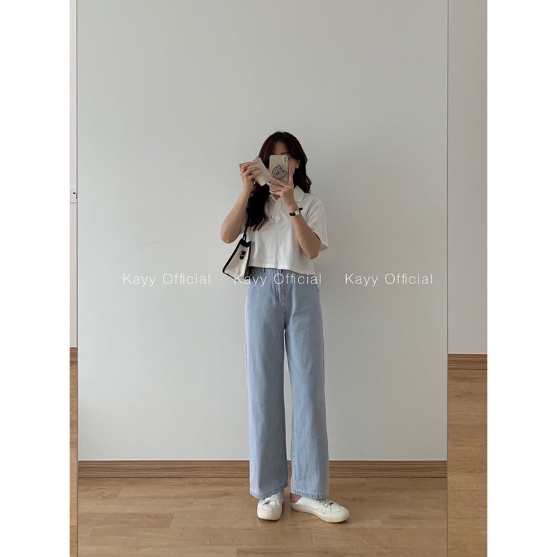 KAYY. Quần jeans mềm lưng chun - Q1055