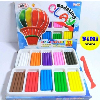 Sáp nặn thủ công (đất sét) 10 màu WinQ - BiMi store