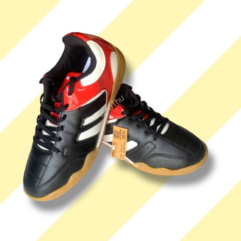 GIÀY CHƠI CẦU LÔNG CHUYÊN SÂN BÊTÔNG, ĐẾ CAO SU THIÊN NHIÊN, ĐÃ KHÂU ĐẾ GIÚP TĂNG ĐỘ BỀN