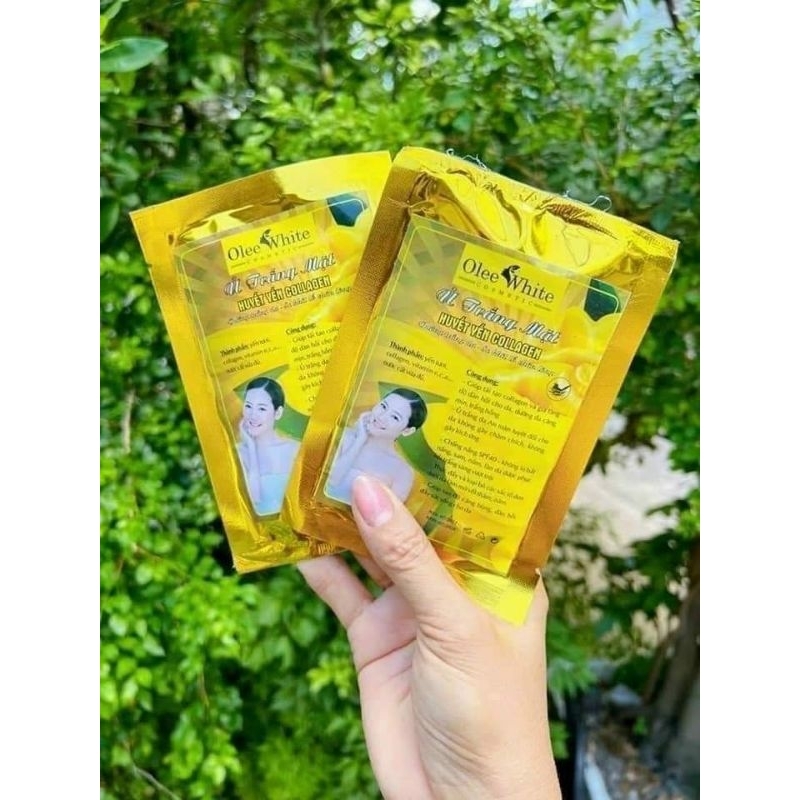 Ủ Trắng mặt huyết yến collagen