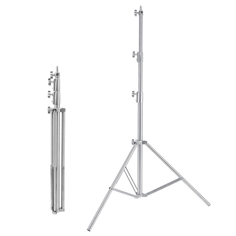 Chân đèn inox 2m8