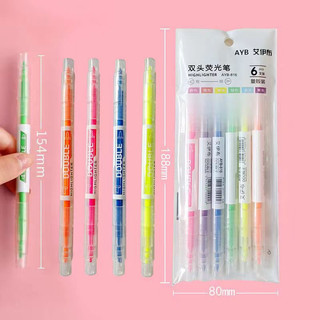 Set bút dạ quang highlight