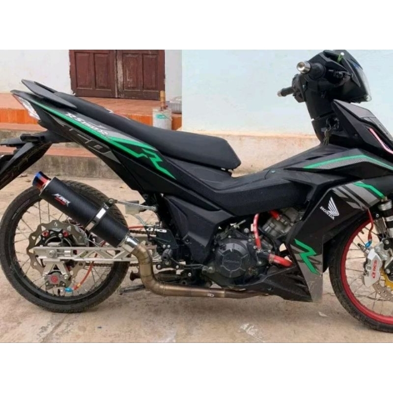 Pô KING DRAG bọc cacbon.