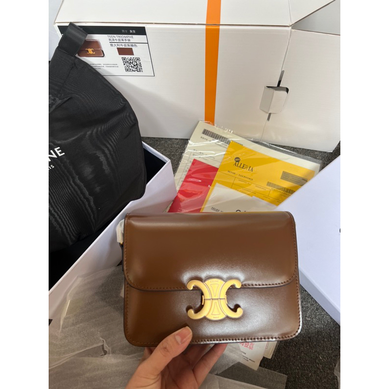✅Túi Ce.line Nguyên bản - Size 18.5cm - Da bò trơn