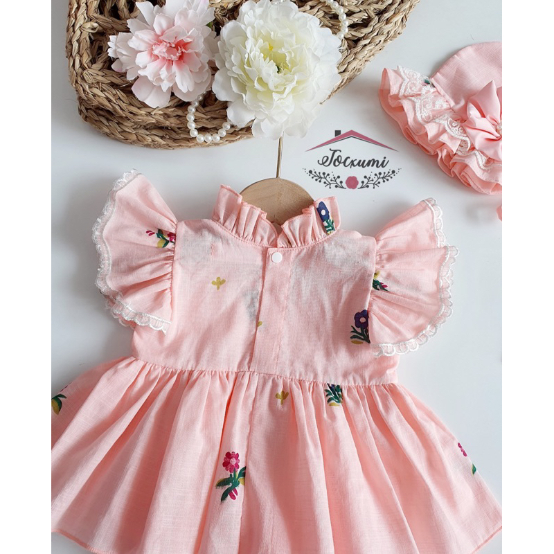 Body váy hoa tiểu thư cánh tiên cao cấp siêu chất - Tocxumi