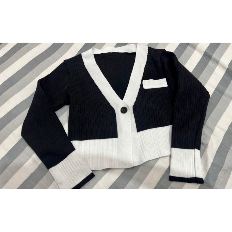 Áo Cardigan Tay Dài Dáng Ngắn