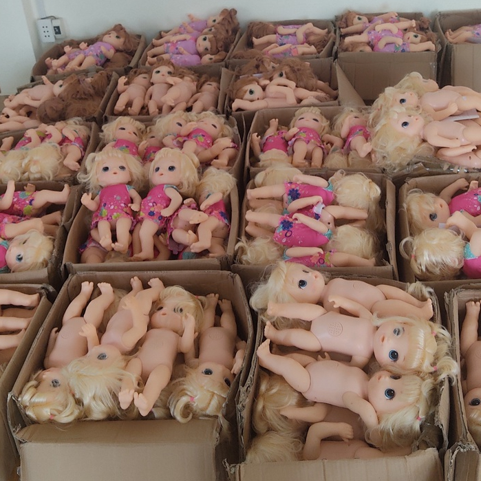 Búp Bê Mỹ Bé Lala Tập Ngồi  + Bô Tím Baby Alive