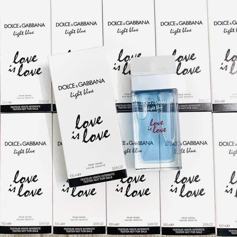 Nước hoa Dolce & Gabbana Light Blue Love is Love EDT 100ML Tester