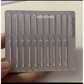 Vỉ 10 kim châm cứu đốt mụn ruồi, mụn thịt trong spa