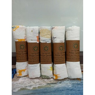 Khăn tắm cuộn (organic loại 1) muslin tree