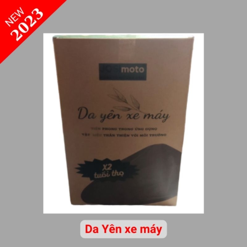 Da yên xe máy VIỆT NAM XUẤT KHẨU thêu chữ vân Carbon dành cho xe Sirius