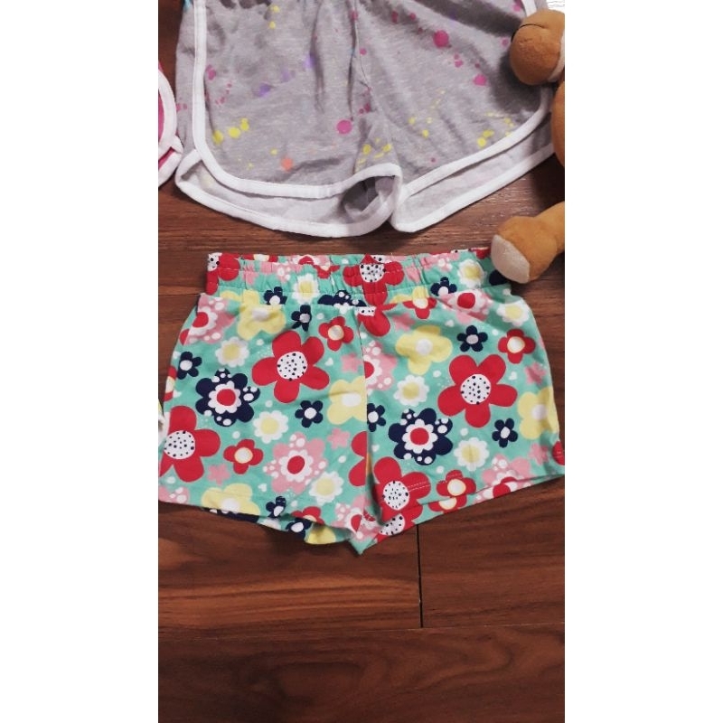 Quần đùi bé gái chất cotton màu sắc dễ thương