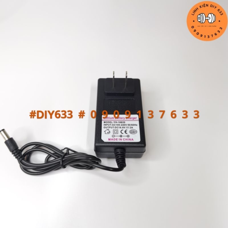 Sạc Iion 4S 16,8V 2A TV có đèn báo đầy