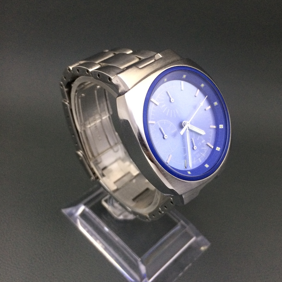 Đồng hồ nam Agnes B, nắp khắc Seiko Singapore