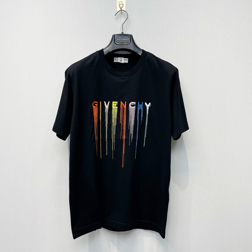 Áo T-shirt Givenchy chữ chảy LA on web [ Luxury Shop ]