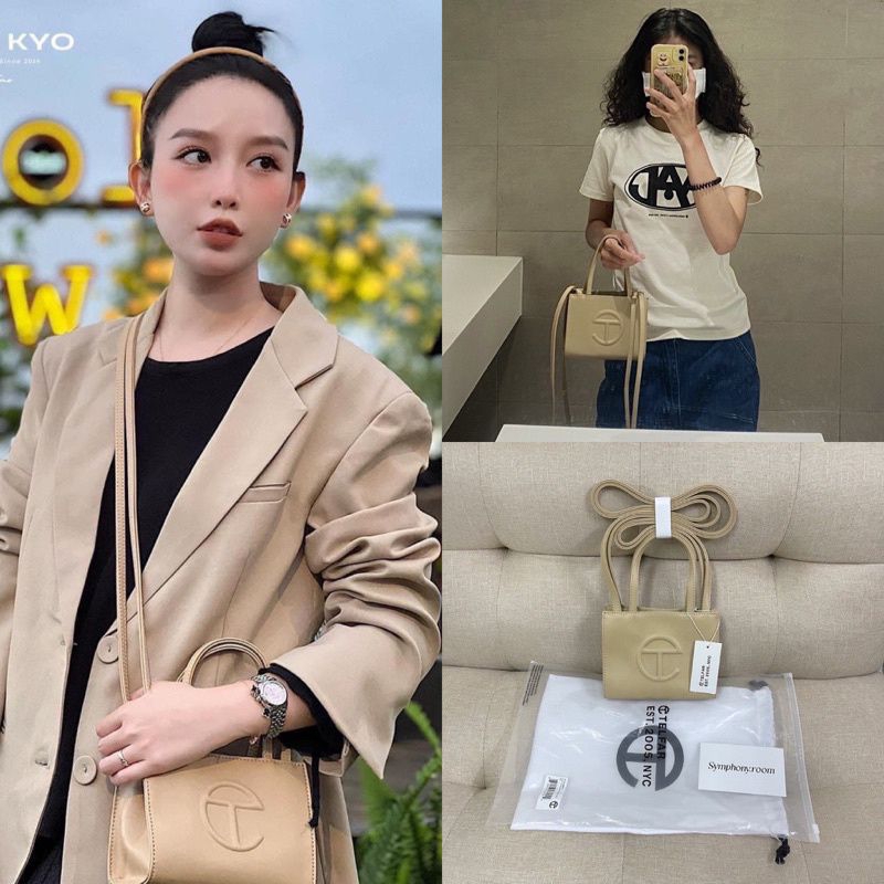 Túi TF, túi xách nữ chữ T size 17 siêu hot 2023 có hộp