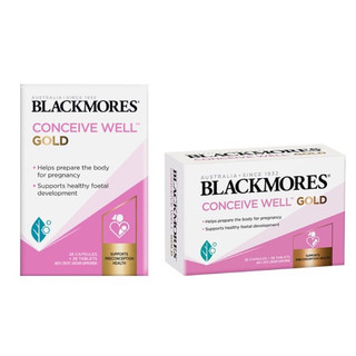 Blackmore bổ trứng, tăng khả năng thụ thai - Blackmores Conceive Well Gold - Hàng nội địa Úc