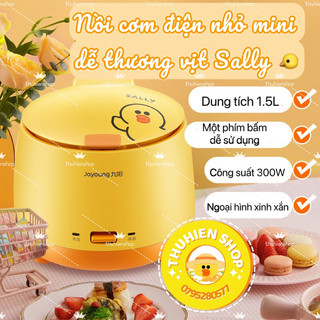 HÀNG SẴN Nồi cơm điện Joyoung mini vịt vàng Sally gấu Brown dung 1.5L / BH 12 tháng / 100% chính hãng