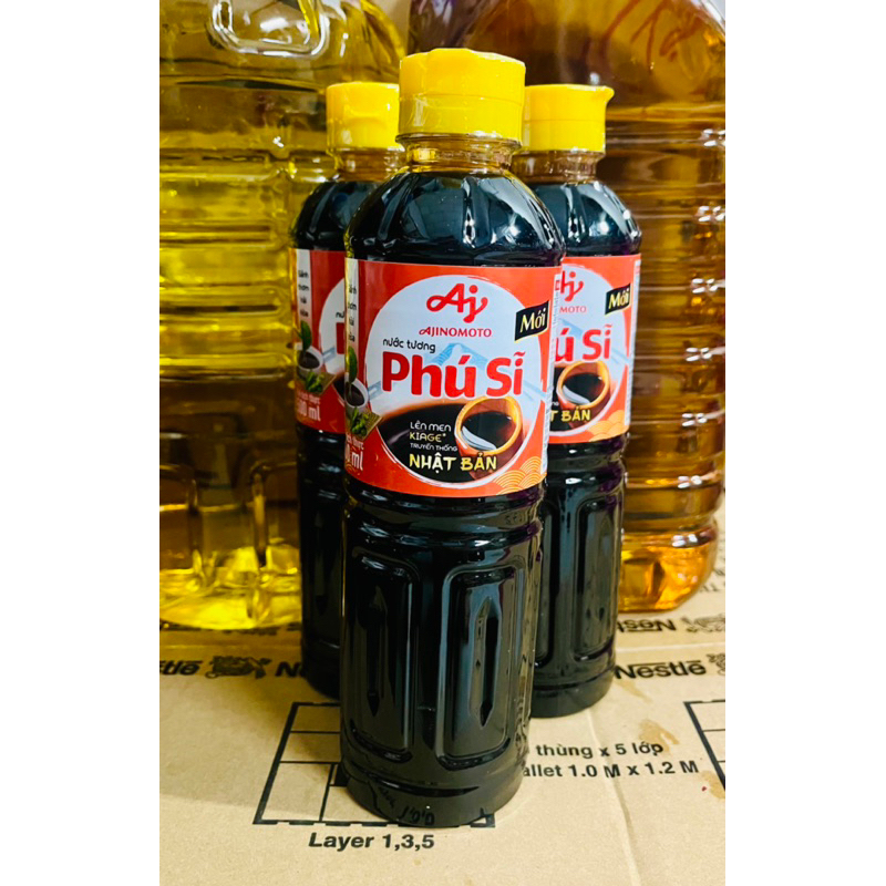 (MẪU MỚI) Nước tương Phú Sĩ chai (500ml)