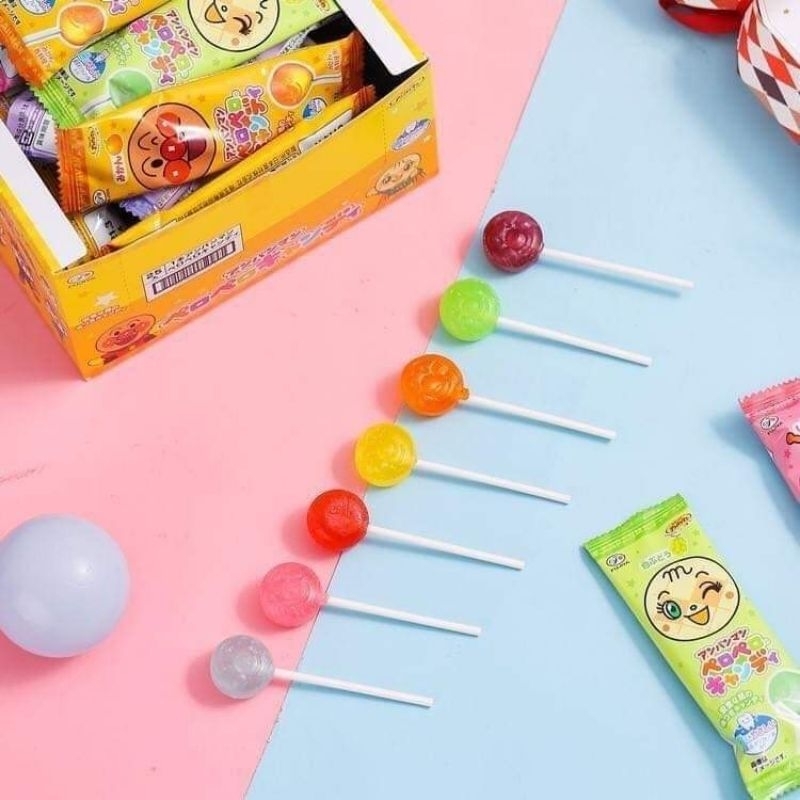 Kẹo Mút Trái Cây Anpanman Chống Sâu Răng Nhật